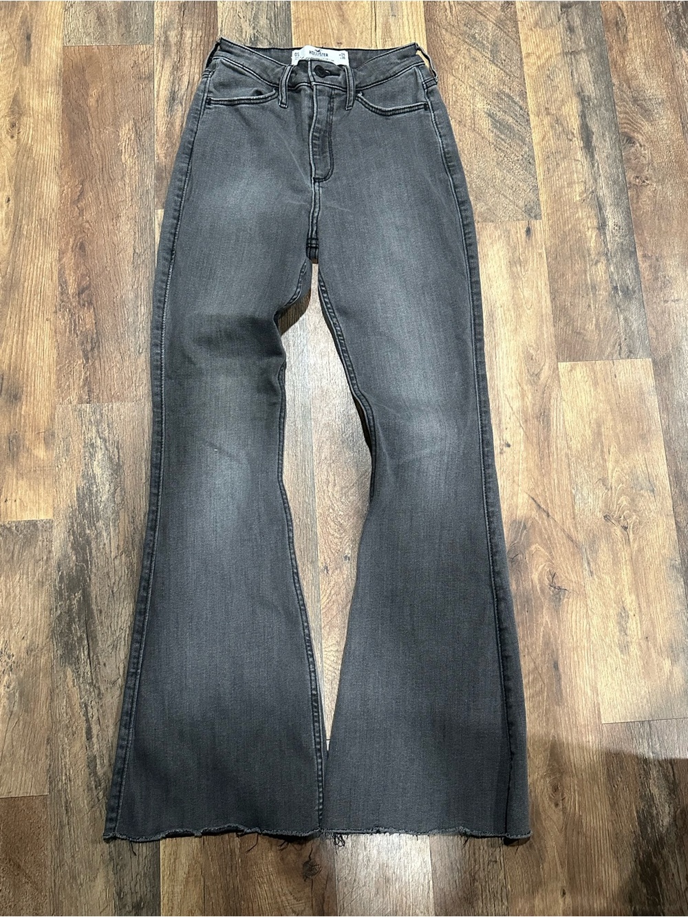 Women's hollister High-Rise vintage Flare Jeans - Washed Black